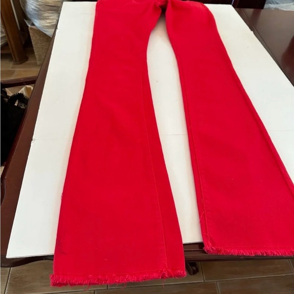 Rebel Minds Men’s Red Denim Twill Stacked Pants size W 30” L 38” - Picture 9 of 12